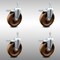 Service Caster 5 Inch SS High Temp Phenolic 10mm Threaded Stem Caster Set Total Lock Brake SCC-SSTSTTL20S514-PHSHT-M1015-4 - alternate 4